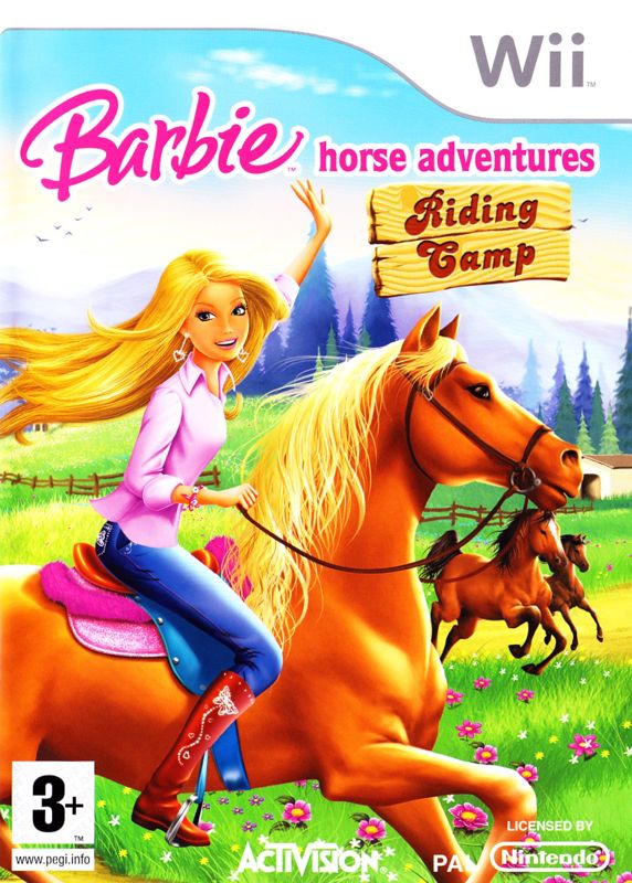 Barbie Horse Adventures: Riding Camp box art for Playstation 2